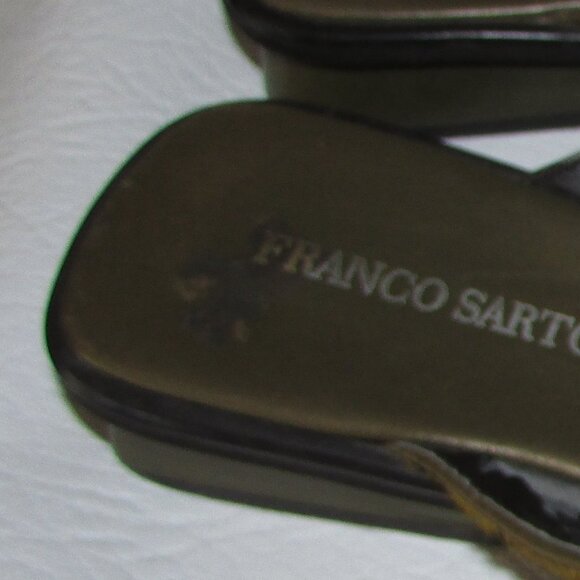 FRANCO SARTO Ponyhair Sandals Slides - Sz 7 - Picture 8 of 8